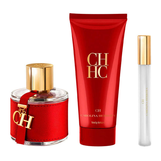 CAROLINA HERRERA
CH Estuche 3 Piezas Dama EDT 100ml + Body Lotion 100ml + Miniatura 10ml